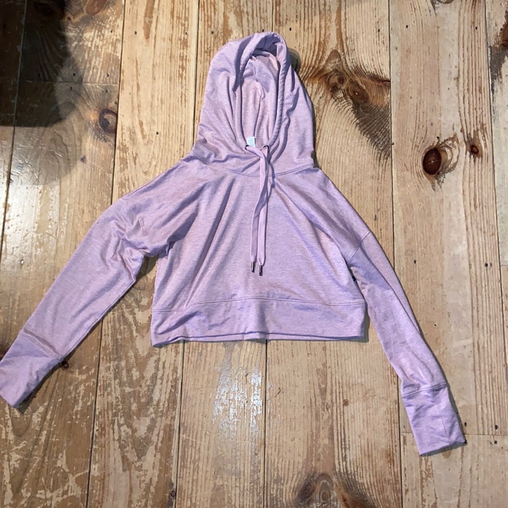 Marika - Pinkish Purple cropped sweatshirt (M)